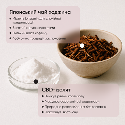CBD CHOCOLATE WITH JAPANESE TEA HOJICHA