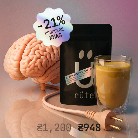 Brainbooster 2.0: Lion’s Mane 10 000 mg · Hojicha · No Caffeine